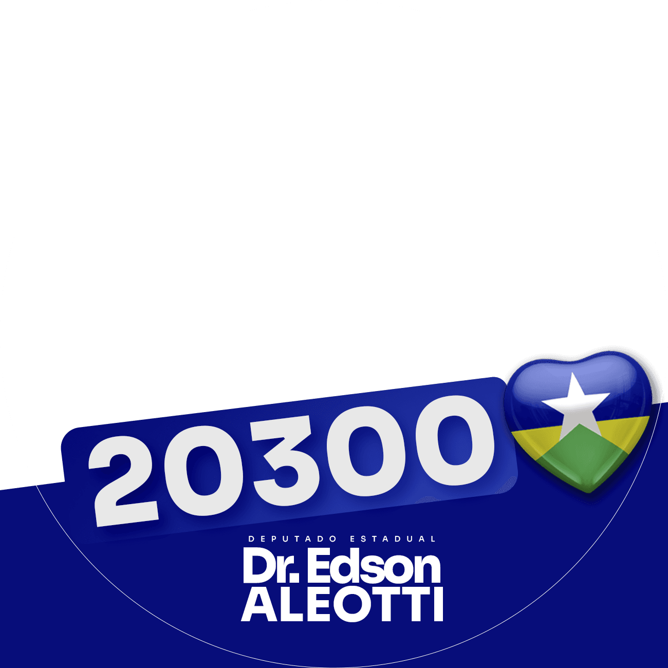 Moldura oficial da campanha Dr. Edson Aleotti 20300